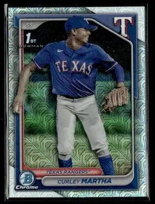 2024 Bowman Chrome - Prospects Mojo Refractors Curley Martha #BCP-168 Rangers