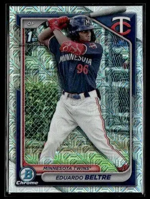2024 Bowman Chrome - Prospects Mojo Refractors Eduardo Beltre #BCP-170 Twins