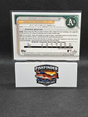 2024 Bowman - Chrome Prospects Myles Naylor #BCP-136 Mojo Refractor (RC) - Baseball Card Single