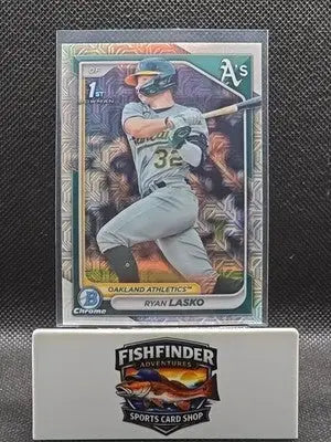 2024 Bowman - Chrome Prospects Ryan Lasko #BCP-105 Mojo Refractor (RC) - Baseball Card Single