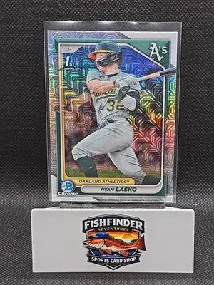 2024 Bowman - Chrome Prospects Ryan Lasko #BCP-105 Mojo Refractor (RC) - Baseball Card Single