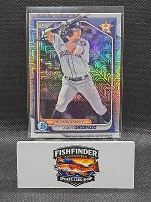 2024 Bowman Chrome - Prospects Zach Dezenzo #BCP-161 Mojo Refractor (RC) - Baseball Card Single