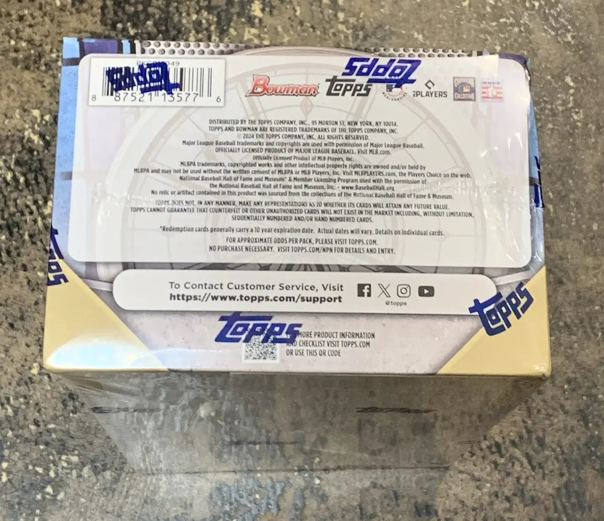 2024 BOWMAN DRAFT BASEBALL SUPER JUMBO HOBBY BOX FACTORY SEALED (5 AUTOS) - Baseball Card Box