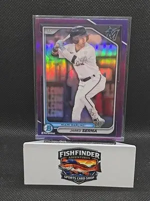 2024 Bowman Draft - Chrome Jared Serna #BDC-161 Purple Refractor /250 (RC) - Baseball Card Single