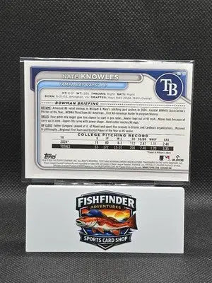 2024 Bowman Draft - Chrome Nate Knowles #BDC-153 Sky Blue Refractor (RC) - Baseball Card Single