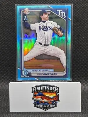 2024 Bowman Draft - Chrome Nate Knowles #BDC-153 Sky Blue Refractor (RC) - Baseball Card Single