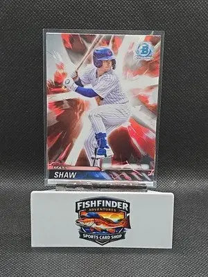 2024 Bowman Draft - Plasma Power Matt Shaw #PP-16 (RC) - Baseball Card Single