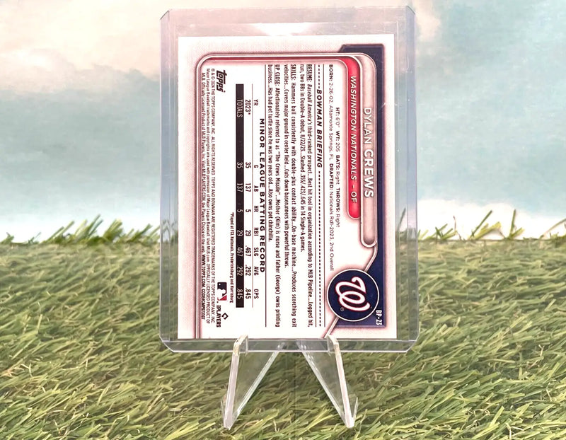 2024 Bowman -Dylan Crews- #BP-23 1st -Bowman 1st (Paper) - Baseball Card Single