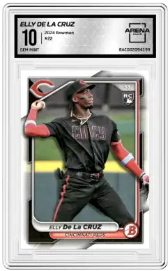 2024 Bowman Elly De La Cruz #22 RC Baseball Arena Club 10 - Baseball Card Single