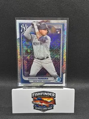 2024 Bowman - Everson Pereira #93 Chrome Mojo Refractor (RC) - Baseball Card Single