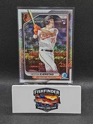 2024 Bowman - Heston Kjerstad #9 Chrome Mojo Refractor (RC) - Baseball Card Single