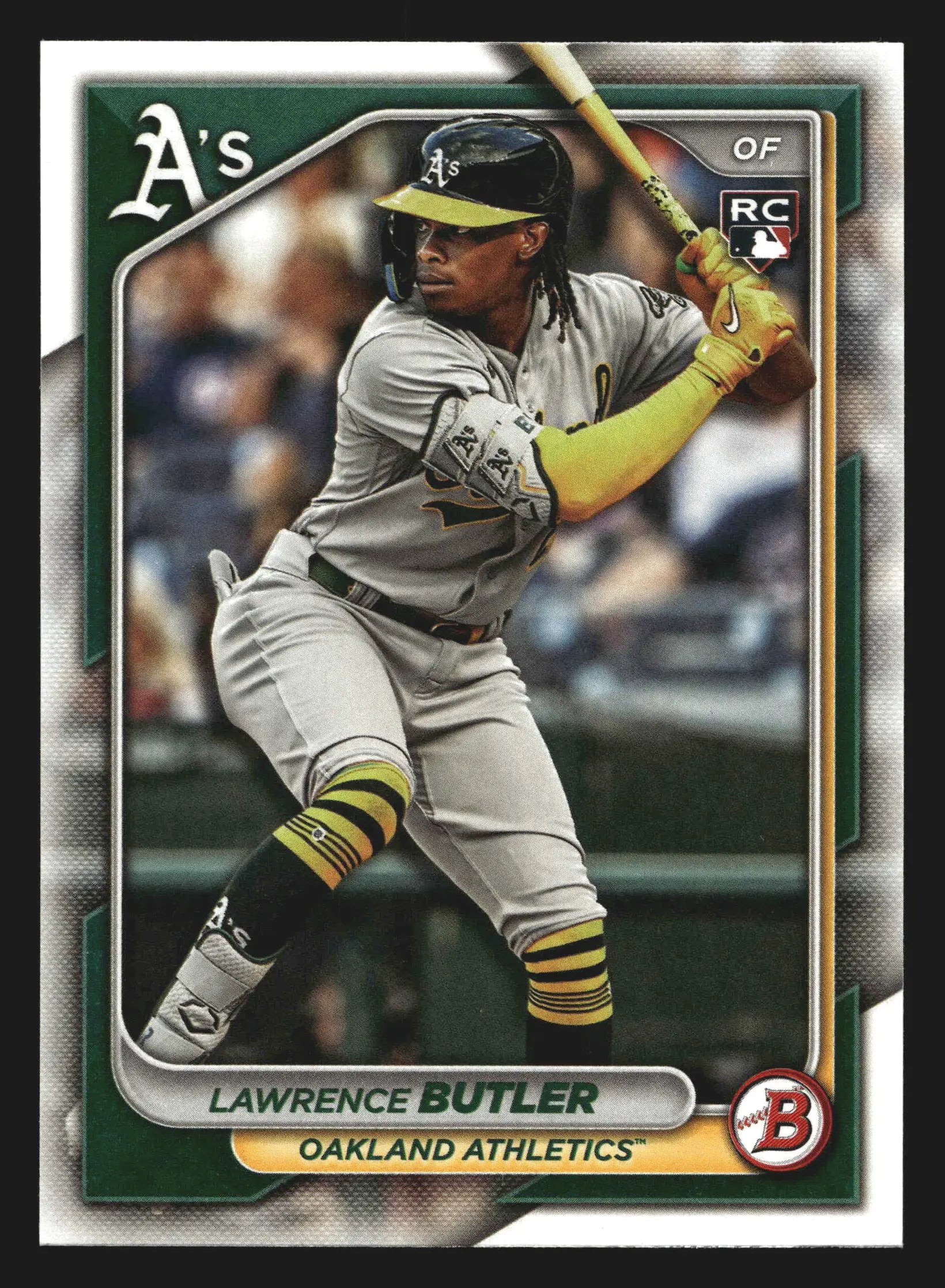 2024 Bowman Lawrence Butler #44 RC Oakland Athletics - Baseball Card Single