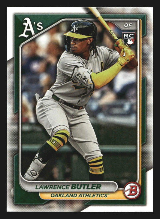 2024 Bowman Lawrence Butler #44 RC Oakland Athletics - Baseball Card Single