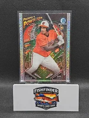 2024 Bowman - Mega Box Chrome Prospect Power-Up Samuel Basallo #PP-8 (RC) - Baseball Card Single