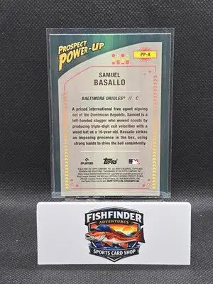 2024 Bowman - Mega Box Chrome Prospect Power-Up Samuel Basallo #PP-8 (RC) - Baseball Card Single