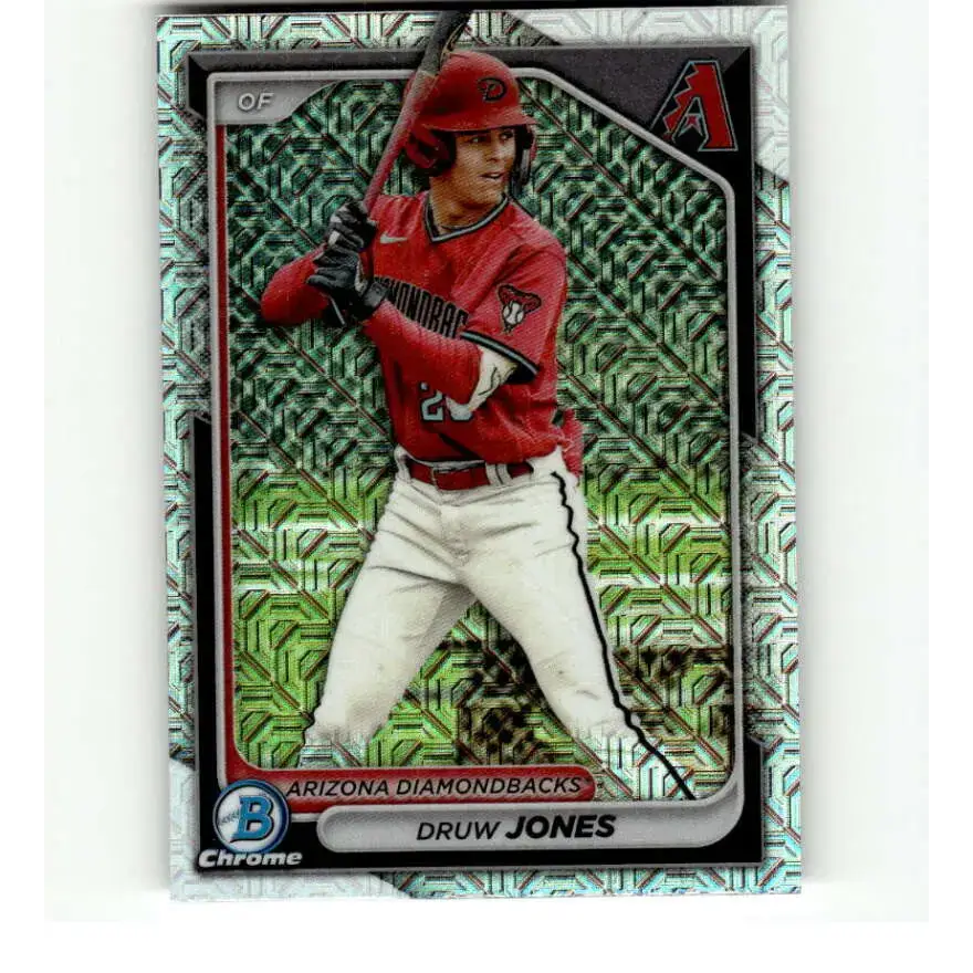 2024 Bowman Mega Box Mojo Prospects Refractor #BCP-60 Druw Jones NM-MT Arizona Diamondbacks Baseball Card - Baseball