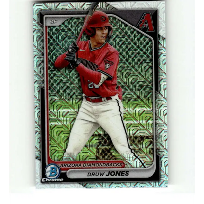 2024 Bowman Mega Box Mojo Prospects Refractor #BCP-60 Druw Jones NM-MT Arizona Diamondbacks Baseball Card - Baseball
