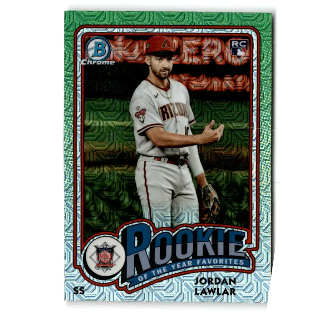 2024 Bowman Mega Box Mojo Rookie of the Year Favorites Refractor #ROY-7 Jordan Lawlar NM-MT Arizona Diamondbacks