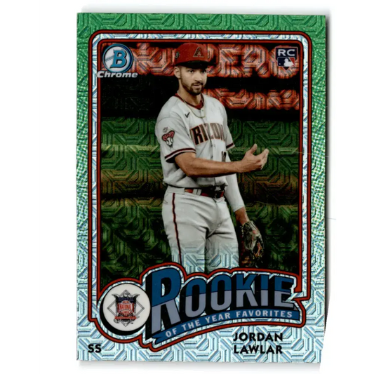 2024 Bowman Mega Box Mojo Rookie of the Year Favorites Refractor #ROY-7 Jordan Lawlar NM-MT Arizona Diamondbacks