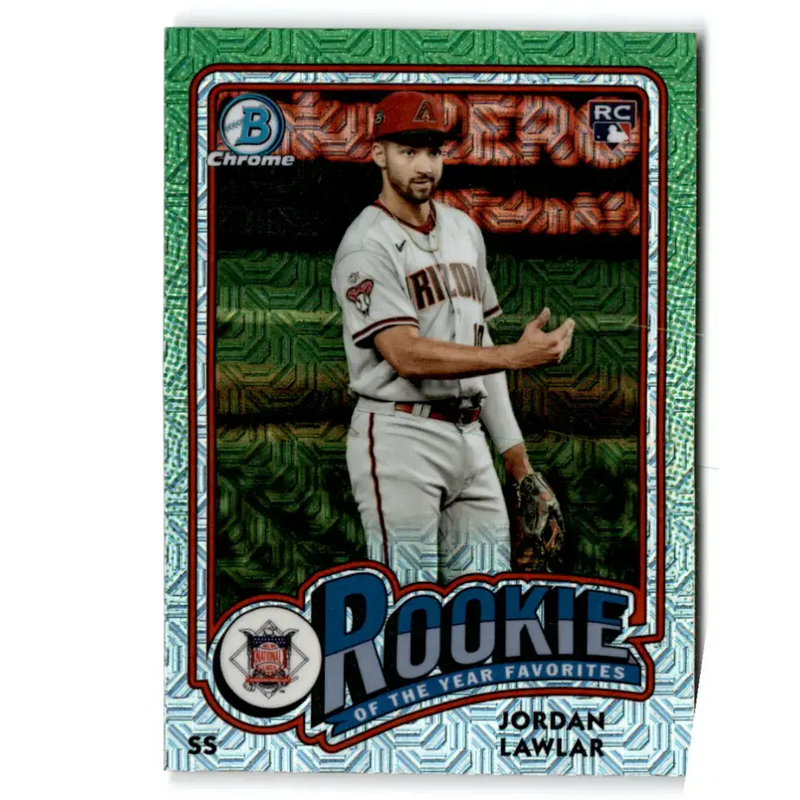 2024 Bowman Mega Box Mojo Rookie of the Year Favorites Refractor #ROY-7 Jordan Lawlar NM-MT Arizona Diamondbacks