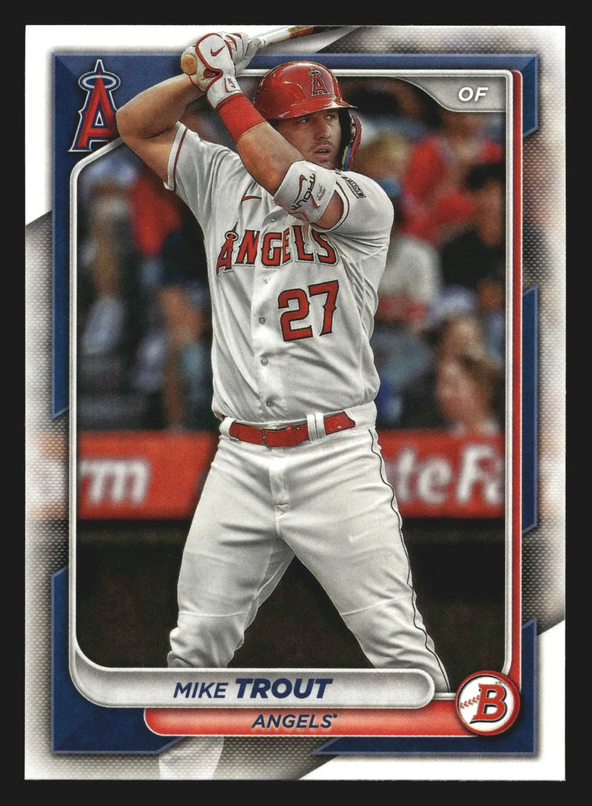 2024 Bowman Mike Trout #19 Los Angeles Angels - Baseball Card Single