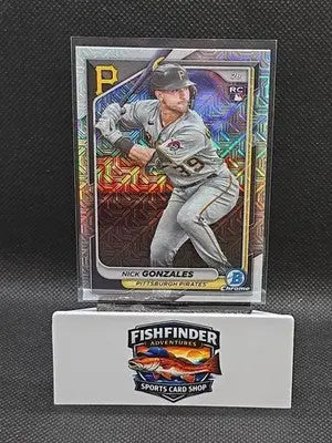 2024 Bowman - Nick Gonzales #62 Chrome Mojo Refractor (RC) - Baseball Card Single