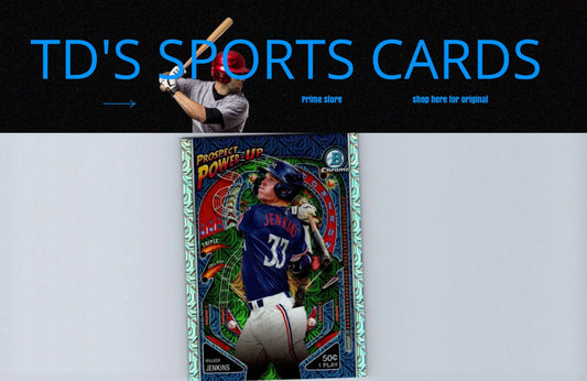 2024 Bowman Walker Jenkins Prospect Power-Up Mojo Refractors baseball card