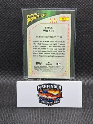 2024 Bowman - Prospect Power-Up Brock Wilken #PP-7 (RC) - Baseball Card Single