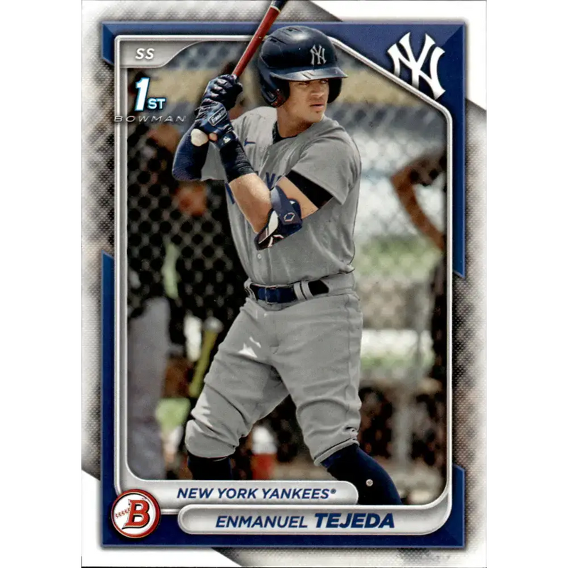 2024 Bowman Prospects #BP-103 Enmanuel Tejeda NM-MT New York Yankees Baseball Card - Baseball Card Single