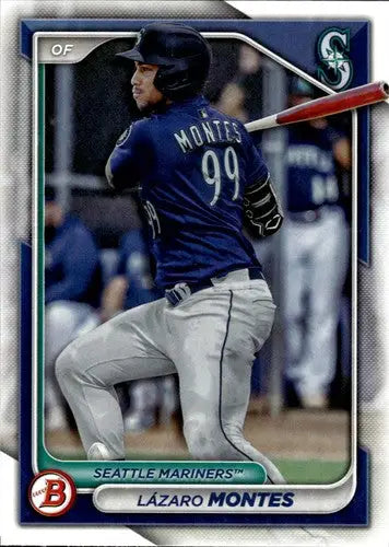 2024 Bowman Prospects #BP-110 Lazaro Montes NM-MT Mariners ID:70708 - Baseball Card Single