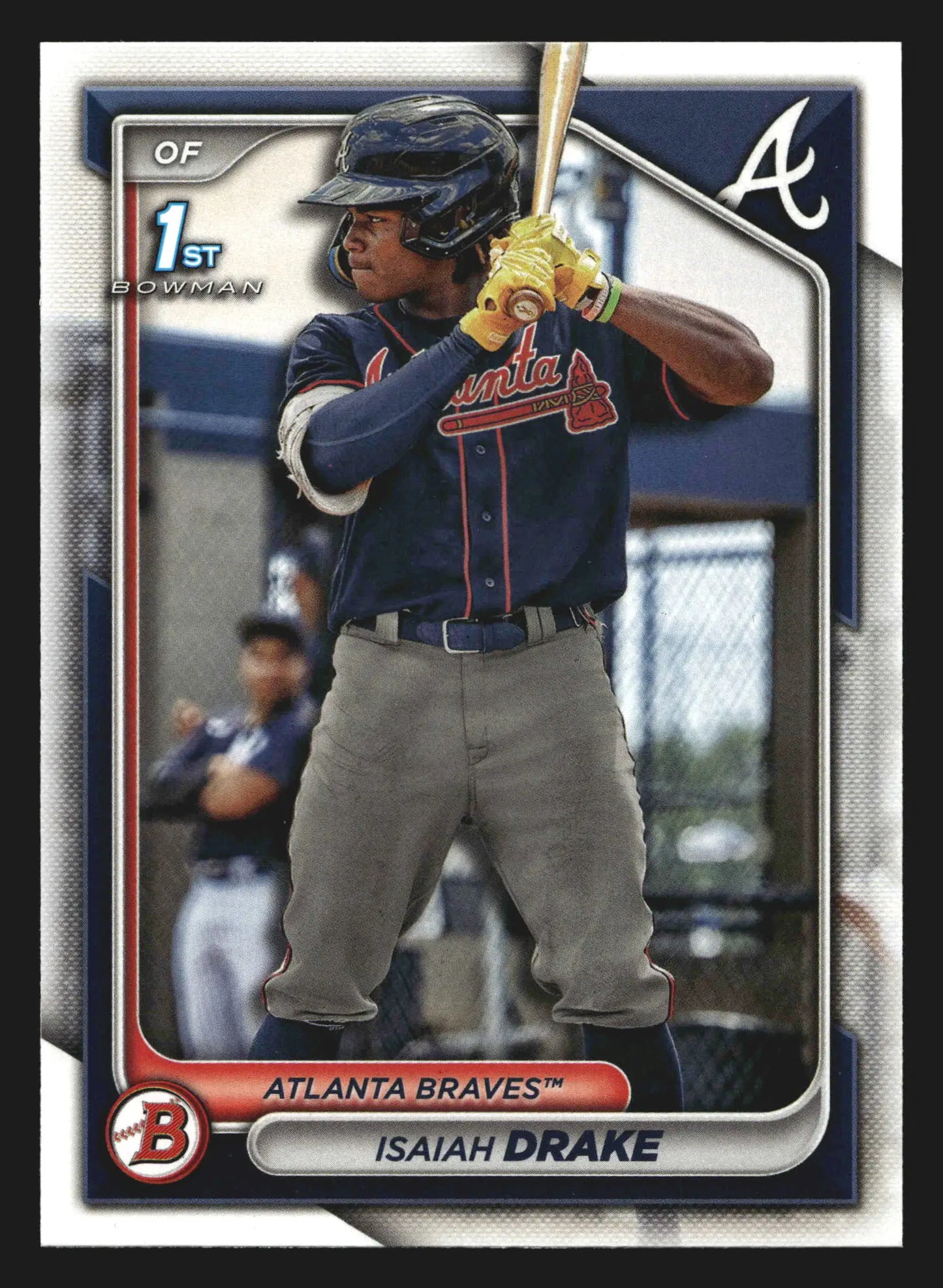 2024 Bowman Prospects #BP-21 Isaiah Drake Braves 1st Bowman