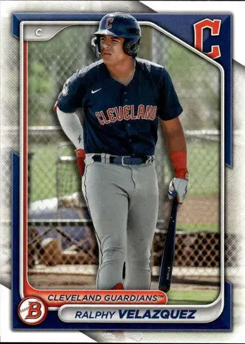 Baseball card of Ralphy Velazquez from 2024 Bowman Prospects collection