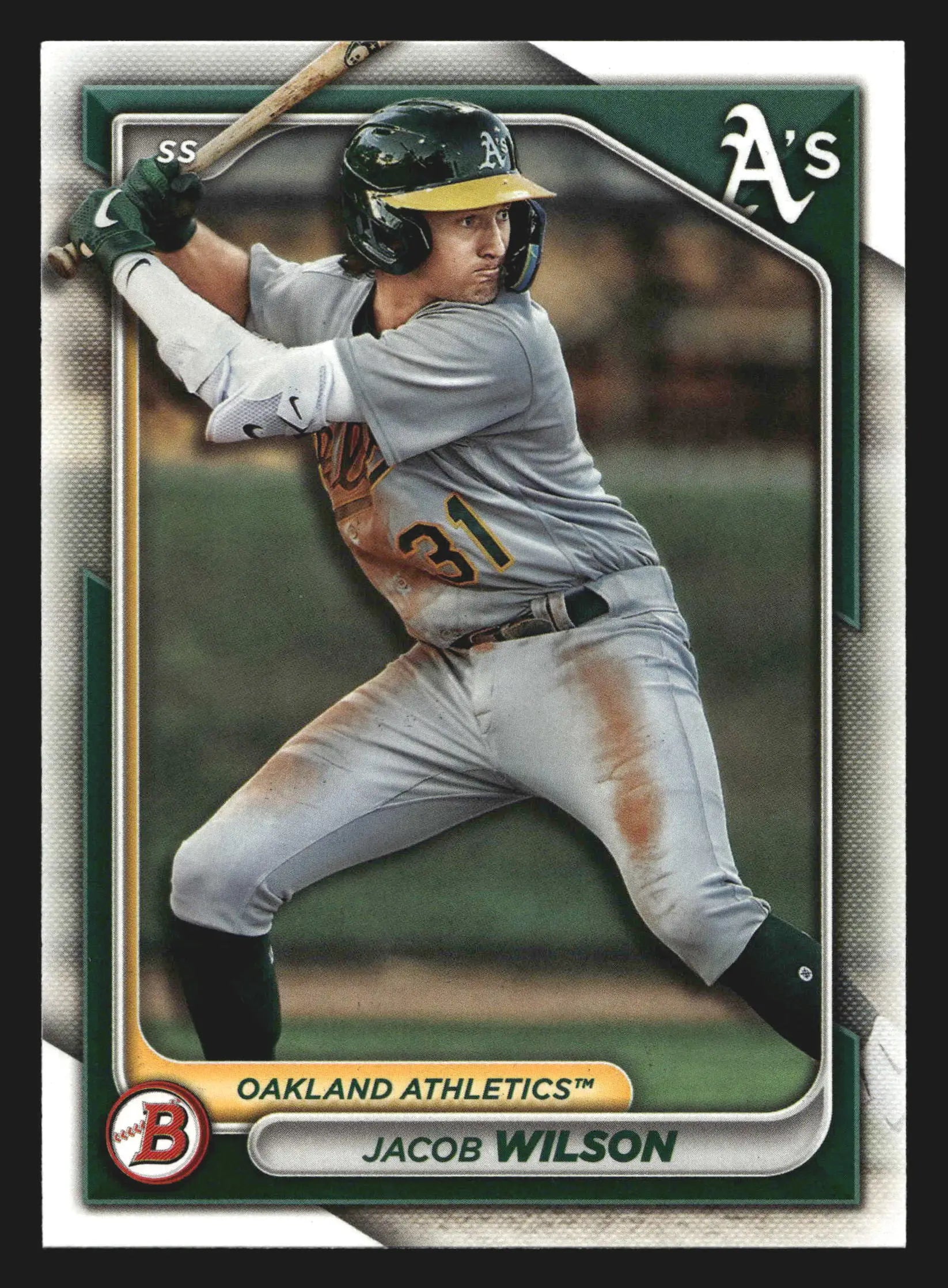 2024 Bowman Prospects #BP-3 Jacob Wilson Oakland Athletics - Baseball Card Single
