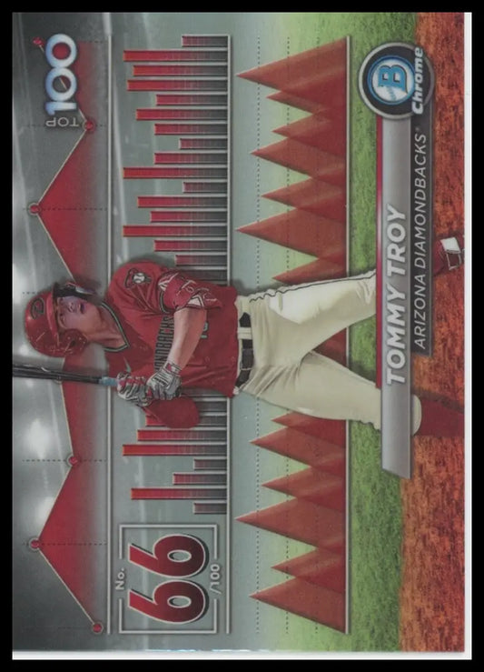 2024 Bowman - Bowman Scouts’ Top 100 Tommy Troy BTP-66 Arizona Diamondbacks NM - Baseball Card Single