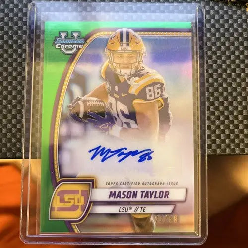 2024 Bowman U Chrome football Mason Taylor Auto /99 - Football Card Single