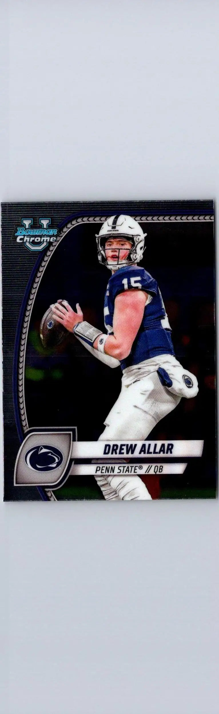 Drew Allar football card from 2024 Bowman University Chrome #4 collectible series