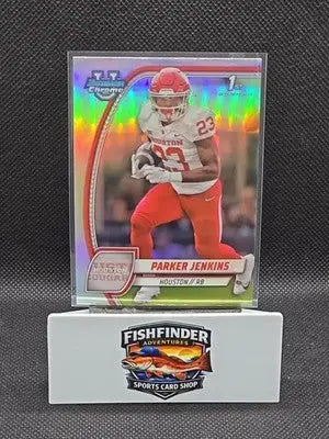 2024 Bowman University Chrome - Parker Jenkins #141 Refractor (RC) - Football Card Single