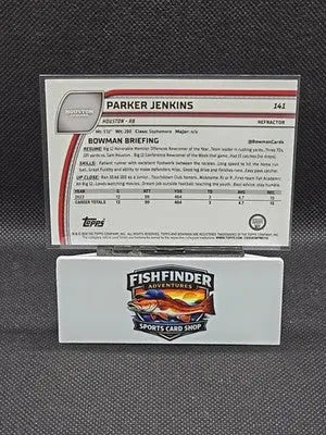 2024 Bowman University Chrome - Parker Jenkins #141 Refractor (RC) - Football Card Single