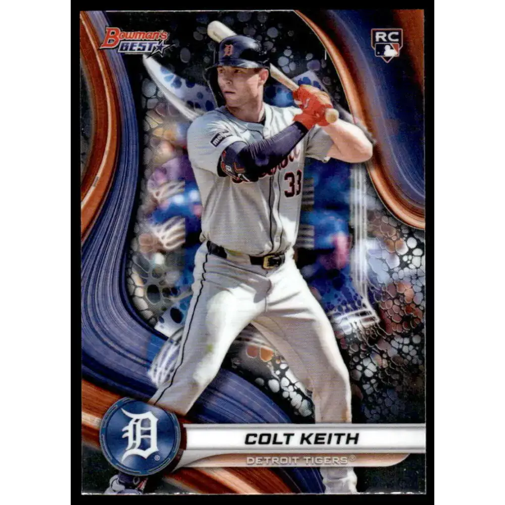 2024 Bowman’s Best #28 Colt Keith NM-MT RC Rookie Detroit Tigers Baseball Card