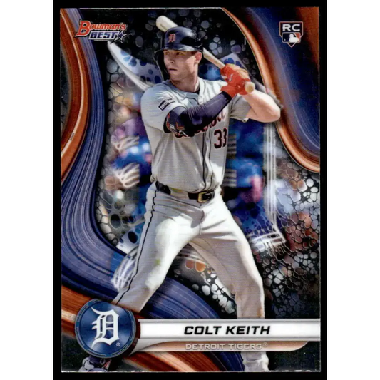 2024 Bowman’s Best #28 Colt Keith NM-MT RC Rookie Detroit Tigers Baseball Card