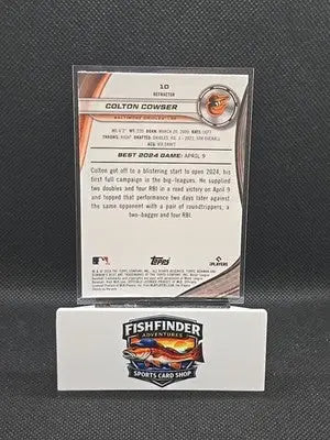 2024 Bowman’s Best - Colton Cowser #10 Refractor (RC) - Baseball Card Single