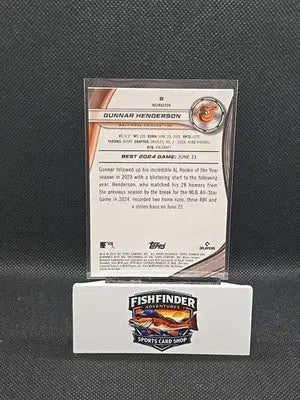 2024 Bowman’s Best - Gunnar Henderson #8 Refractor - Baseball Card Single