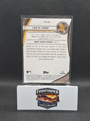 2024 Bowman’s Best - Top Prospects Leo De Vries #TP-18 (RC)