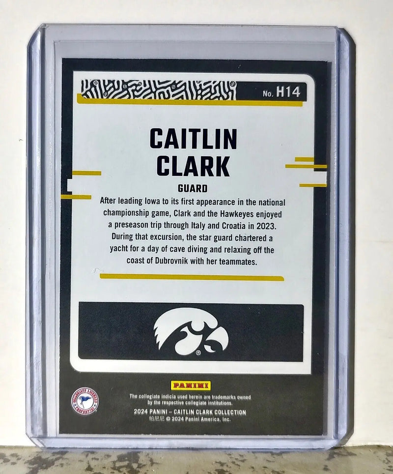 2024 Caitlin Clark Panini Donruss #H14 Highlights Basketball Card Iowa Hawkeyes