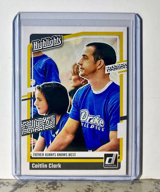 2024 Caitlin Clark Panini Donruss #H2 Highlights Basketball Card Iowa Hawkeyes
