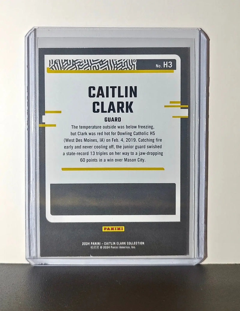 2024 Caitlin Clark Panini Donruss #H3 Highlights Basketball Card Iowa Hawkeyes