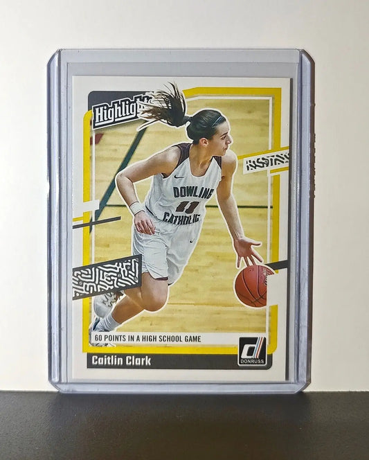 2024 Caitlin Clark Panini Donruss #H3 Highlights Basketball Card Iowa Hawkeyes