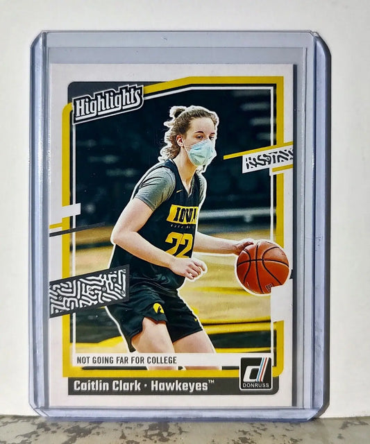 2024 Caitlin Clark Panini Donruss #H5 Highlights Basketball Card Iowa Hawkeyes - Basketball Card Single