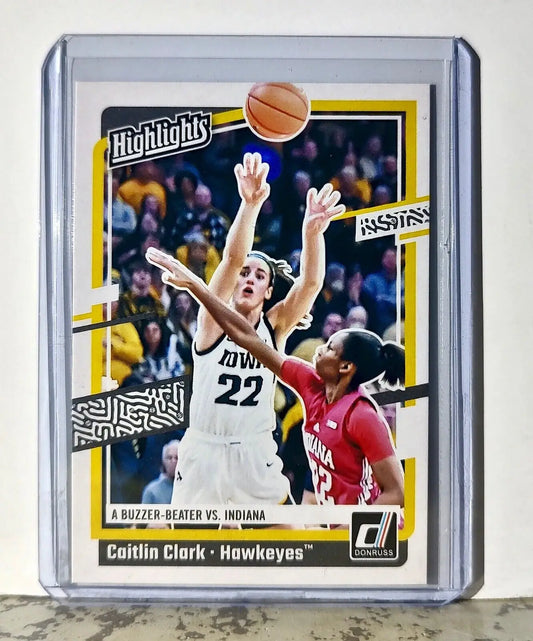 2024 Caitlin Clark Panini Donruss #H6 Highlights Basketball Card Iowa Hawkeyes - Basketball Card Single