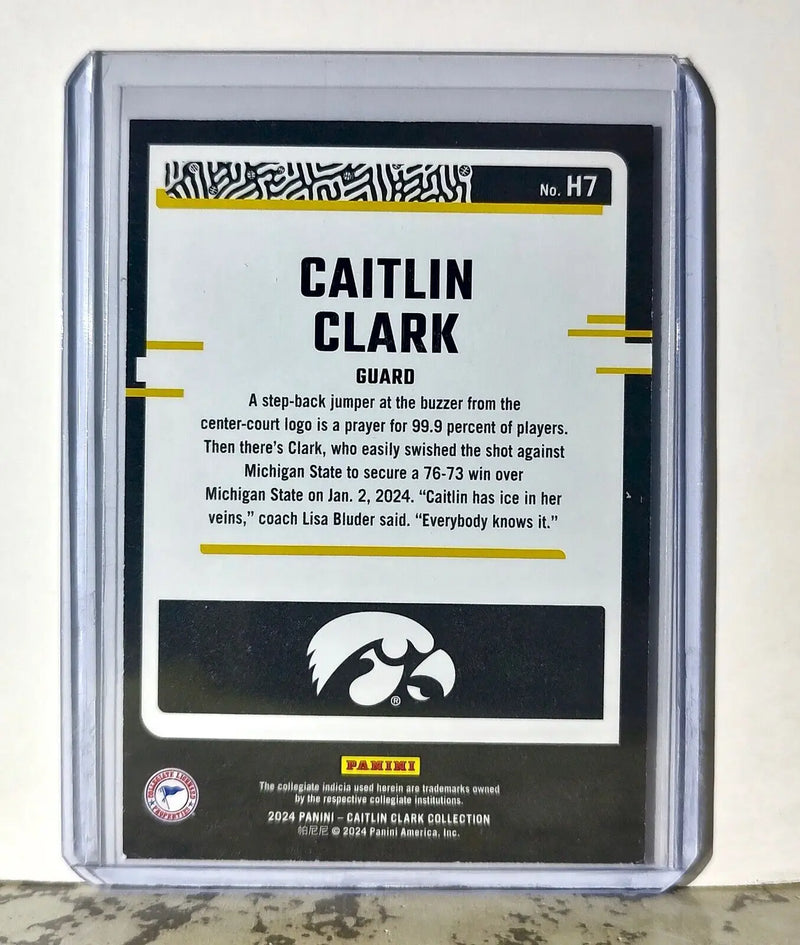 2024 Caitlin Clark Panini Donruss #H7 Highlights Basketball Card Iowa Hawkeyes